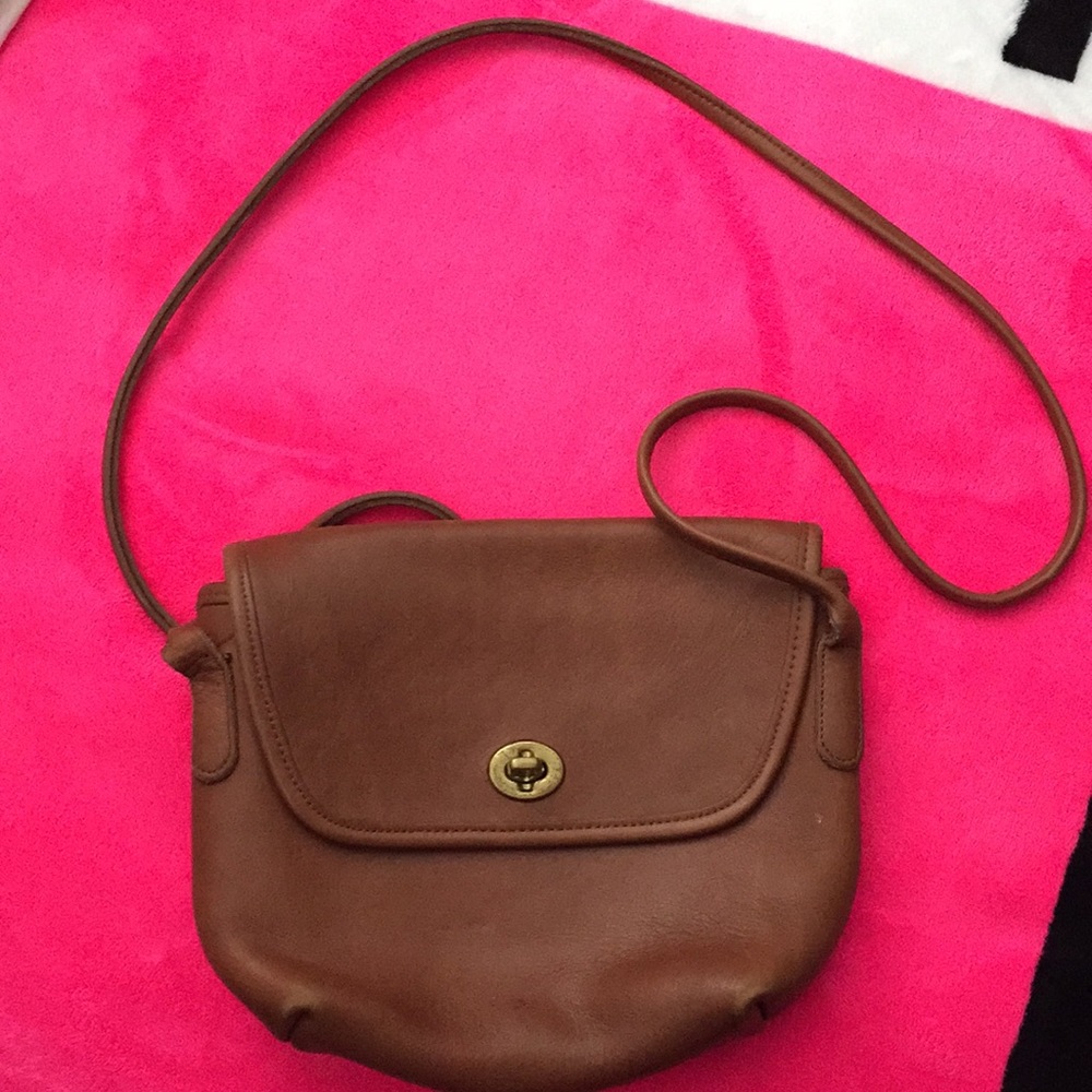 Vintage Leather Coach Purse